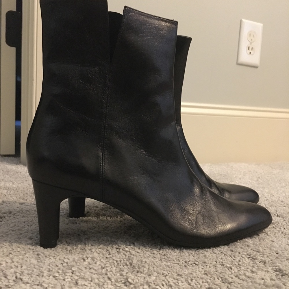 Vaneli Danya Black Leather Boots-Size 11 N-New